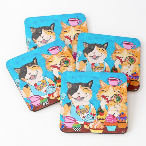 Item preview, These cats are having a party designed and sold by Mirjam Griffioen.