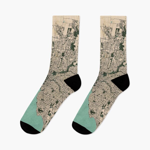 Item preview, Melbourne City Map of Australia - Vintage designed and sold by deMAP.