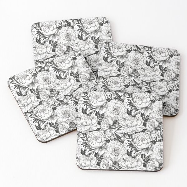 Item preview, Seamless floral background with peony flowers. designed and sold by Mikhail Palinchak.