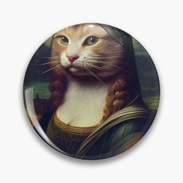 Item preview, Mona Lisa Cat designed and sold by Pixel-wise.