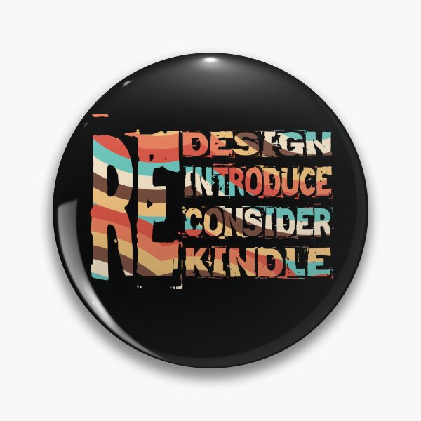 Item preview, Redesign Reintroduce Reconsider Rekindle Retro Sticker,  designed and sold by KesDesigns ⭐⭐⭐⭐⭐.