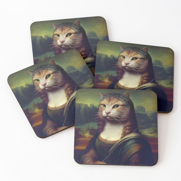Item preview, Mona Lisa Cat designed and sold by Pixel-wise.