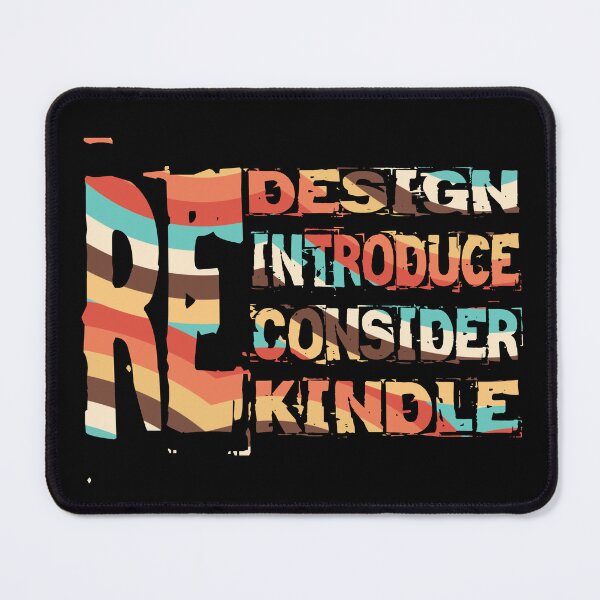 Item preview, Redesign Reintroduce Reconsider Rekindle Retro Sticker,  designed and sold by KesDesigns ⭐⭐⭐⭐⭐.