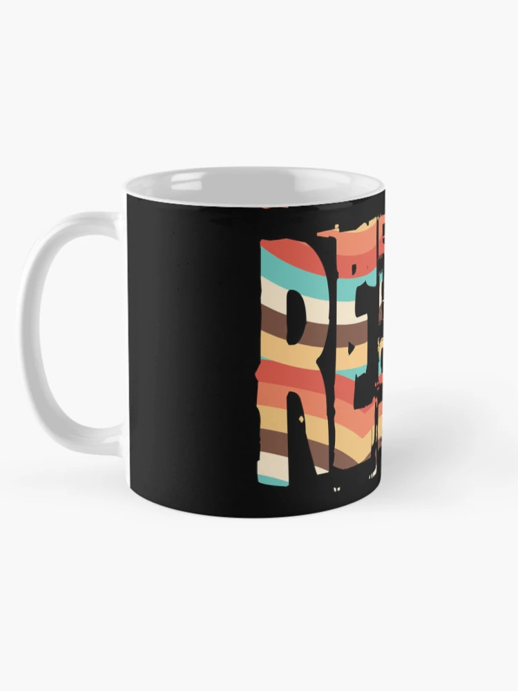 Thumbnail 5 of 6, Coffee Mug, Redesign Reintroduce Reconsider Rekindle Retro Sticker, designed and sold by KesDesigns ⭐⭐⭐⭐⭐.