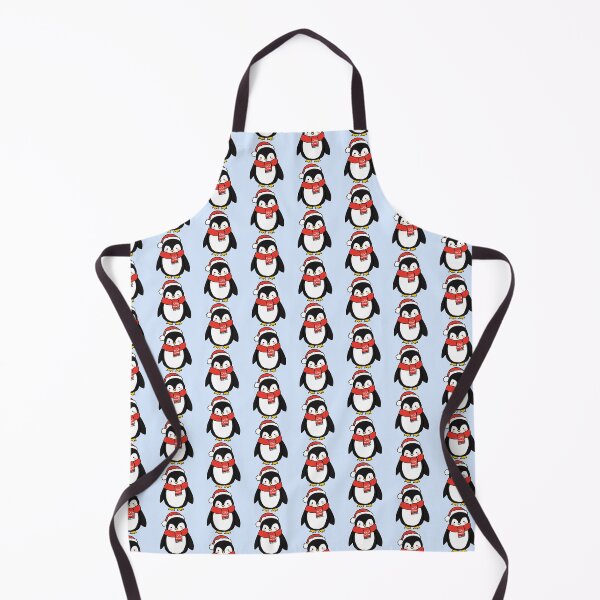 Item preview, Cute christmas penguin wearing a scarf designed and sold by Yarafantasyart.