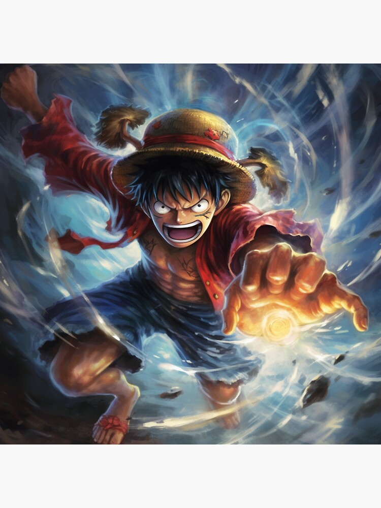 Sticker for Sale avec l'œuvre « une pièce recherchée / Luffy. » de