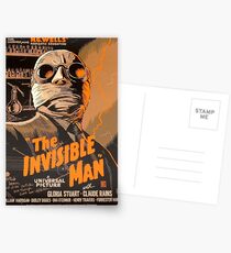 The Invisible Man - Retro Postcards