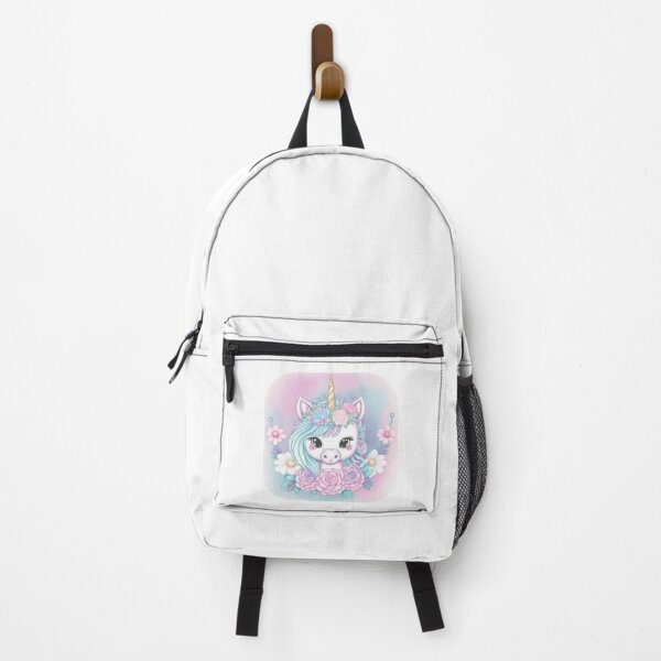 Item preview, Cute Pastel Unicorn Flowers designed and sold by MythicPrompts.
