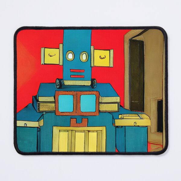Item preview, Robot in the style of famous art. designed and sold by CRAFTER-MEDIA.