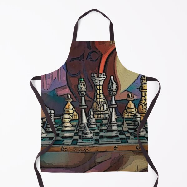 Item preview, Awesome Artistic Chess Game Pieces Abstract designed and sold by Nature's Fancy.