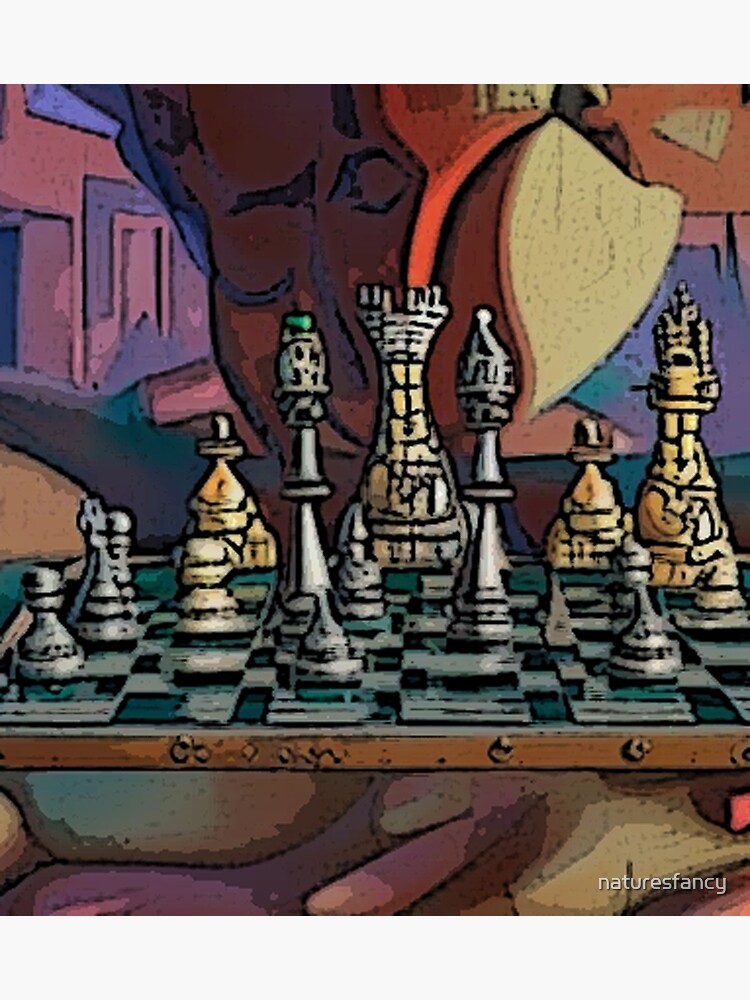 Chess Pieces - NEW art games POSTER