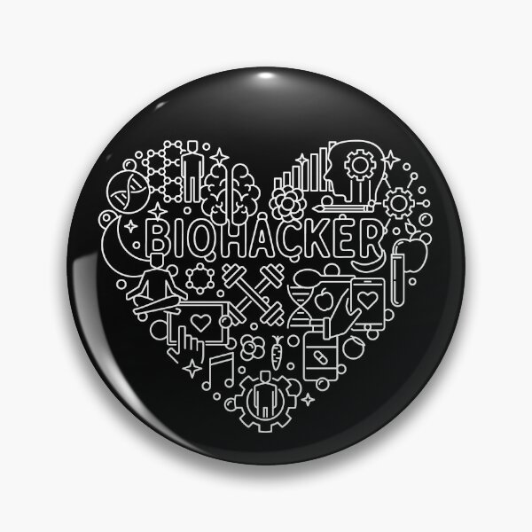 Item preview, Biohacker Heart - Biotechnology and Biohacking cool outline Design for Biohackers designed and sold by venomousvector.