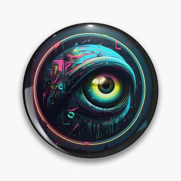 Item preview, Neon Cyber-Eye designed and sold by AspectFoundry.