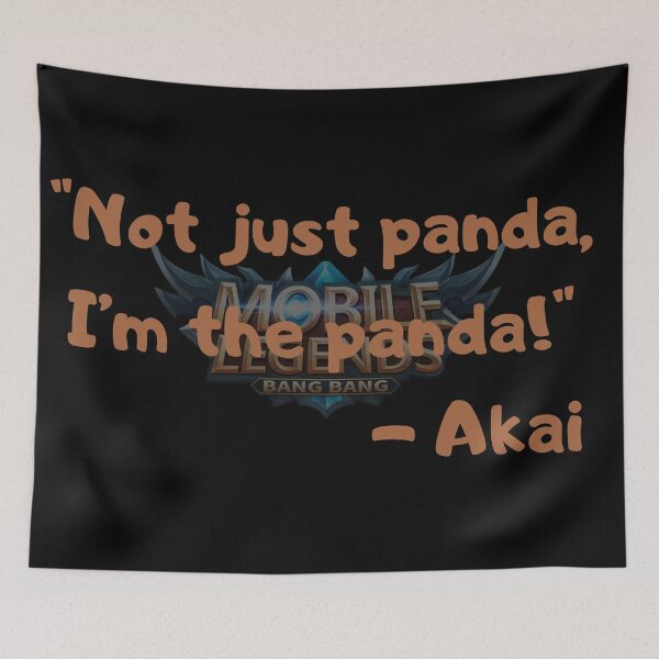 Item preview, Mobile Legends Bang Bang Akai Not just panda, i'm the panda! designed and sold by Kormix.