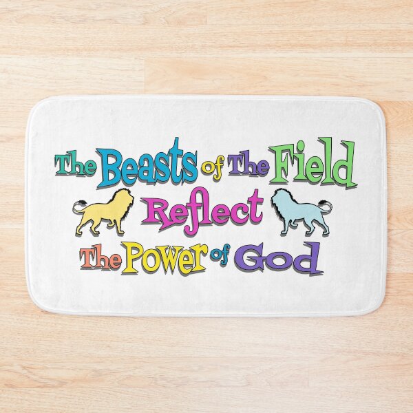 Item preview, The Beasts Of The Field, Lions, Power, God, Almighty, Religious, Motivational, Inspirational, designed and sold by Henrylizarraga.