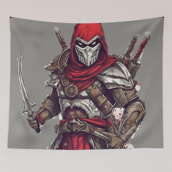 Item preview, Red Ninja Warior designed and sold by Beaglekawaii.