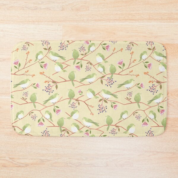 Item preview, Whimsical japanese bird pattern designed and sold by Mellow M.