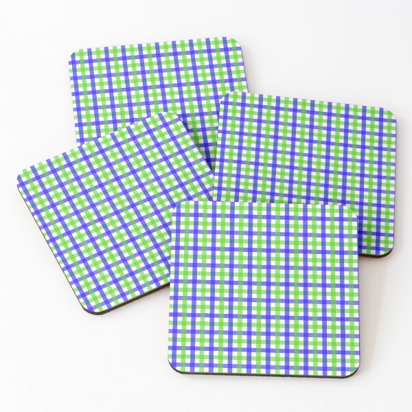 Item preview, Blue And Green Gingham designed and sold by PatternTitan.