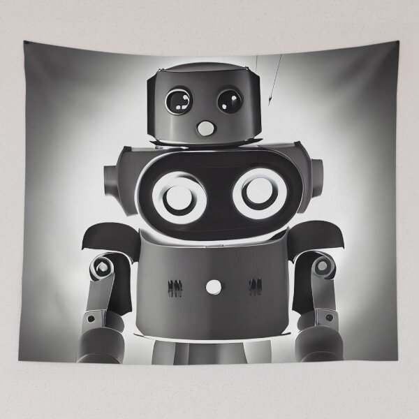 Item preview, Robot in the style of famous art. designed and sold by CRAFTER-MEDIA.