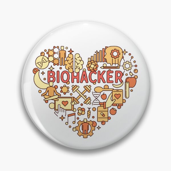 Item preview, Biohacker Heart - Biotechnology and Biohacking modern Design for Biohackers designed and sold by venomousvector.