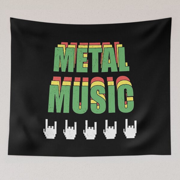 Item preview, Metal music retro designed and sold by Gezwompl.