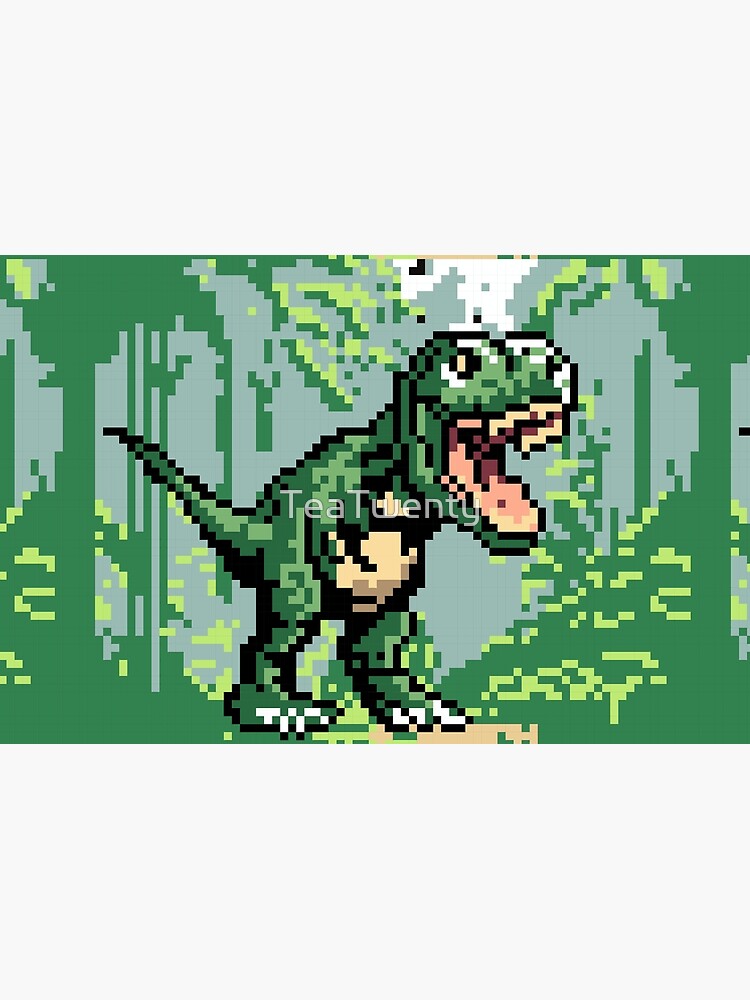 Pixel T-Rex Art Print for Sale by maddreamerr