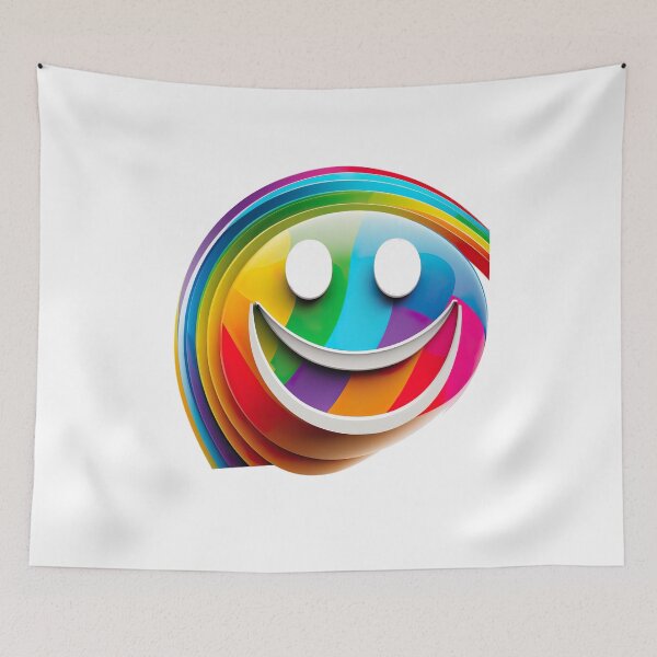 Item preview, Colorful Smiling Faces of Happiness designed and sold by Vindbult.