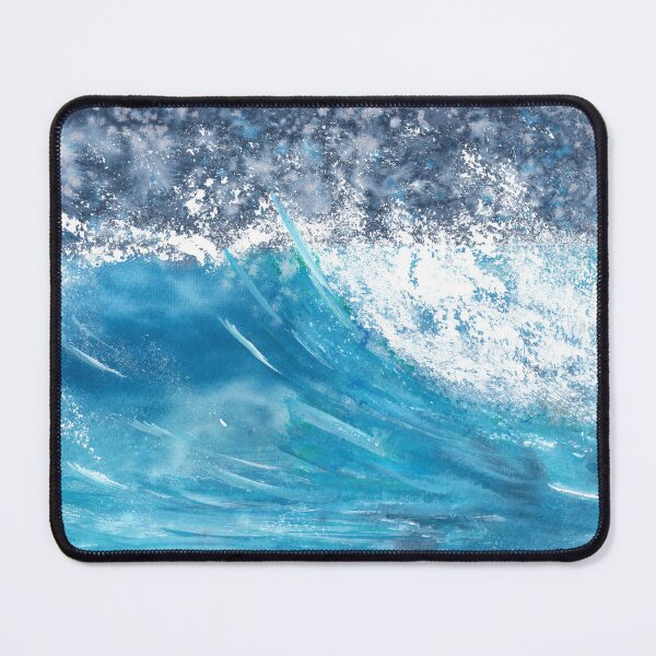 Item preview, Nature and landscapes, blue landscape, indigo tree designed and sold by anaozzart.