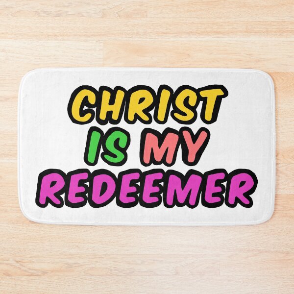 Item preview, Christ Is My Redeemer, Power, God, Almighty, Religious, Motivational, Inspirational,  designed and sold by Henrylizarraga.