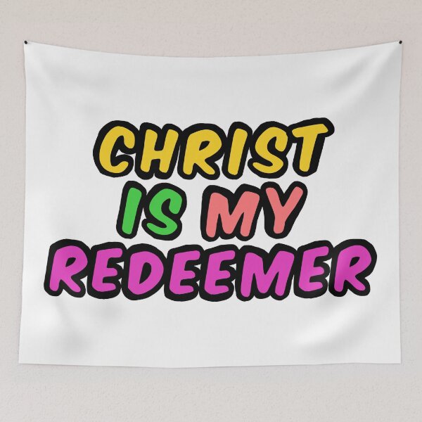 Item preview, Christ Is My Redeemer, Power, God, Almighty, Religious, Motivational, Inspirational,  designed and sold by Henrylizarraga.