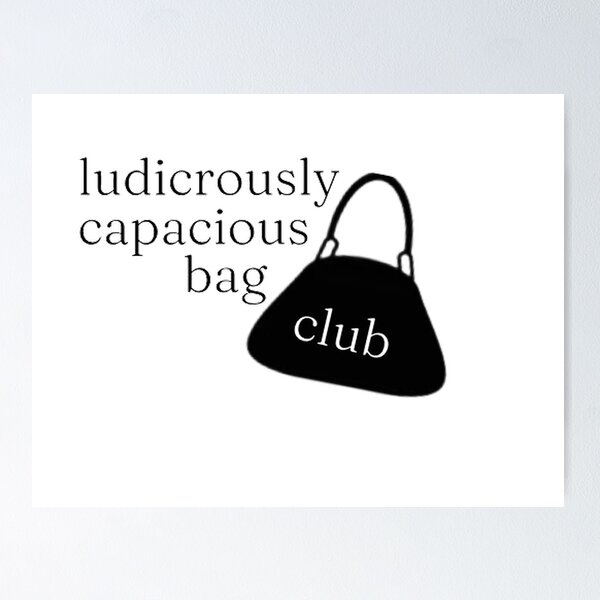 Item preview, succession ludicrously capacious bag designed and sold by SelloutCentral.