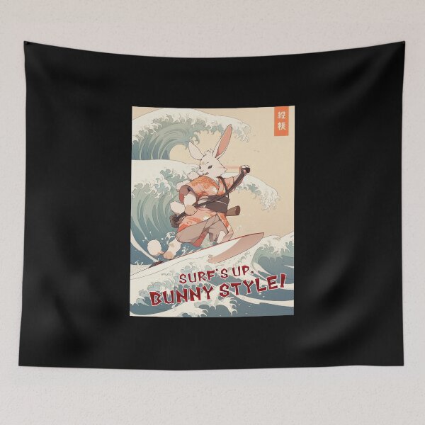 Aperçu de l'œuvre Surf's up, bunny style! créée et vendue par ice1103.