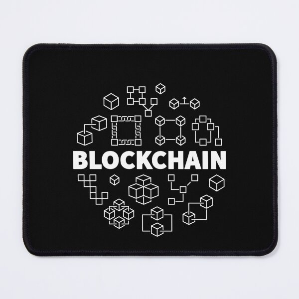 Item preview, Blockchain Technology modern outline round design for cryptocurrency and block chain fans  designed and sold by venomousvector.