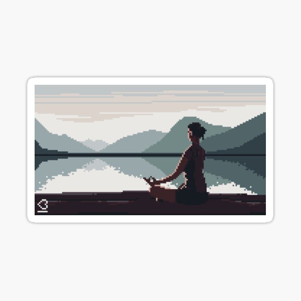 Meditation Sticker