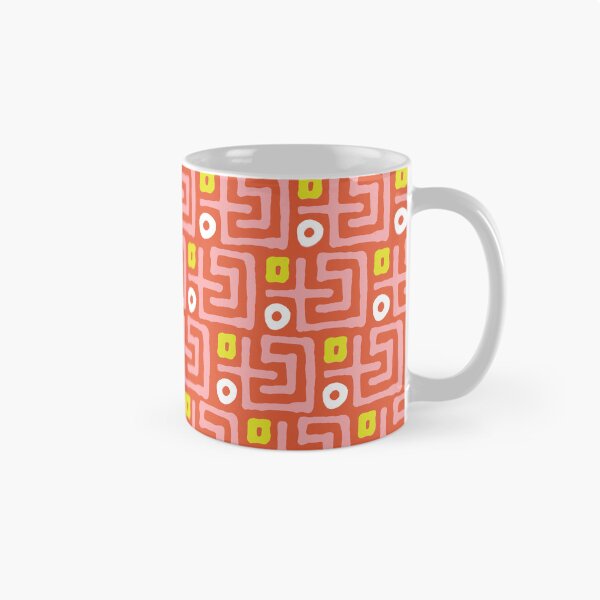 Item preview, Fun 90's Inspired Pink, Yellow, White and Red Squiggle Line Pattern designed and sold by ArtShiftFL.