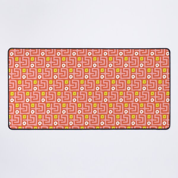 Item preview, Fun 90's Inspired Pink, Yellow, White and Red Squiggle Line Pattern designed and sold by ArtShiftFL.