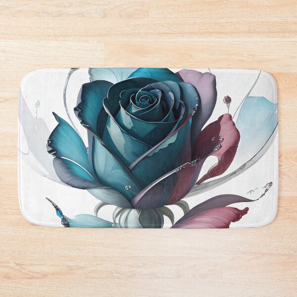 Item preview, Rose 5 white blue pink designed and sold by christineiris.
