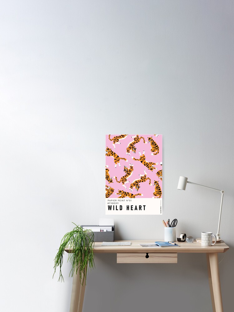 My head is a Jungle Jungle - Tigers Poster by kajumaprints