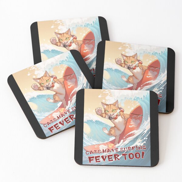 Item preview, Cats Have Surfing Fever Too! designed and sold by ice1103.