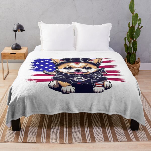 Item preview, Cute Dog 4th Of July Red, White, and Punk designed and sold by ChromaArtistic.