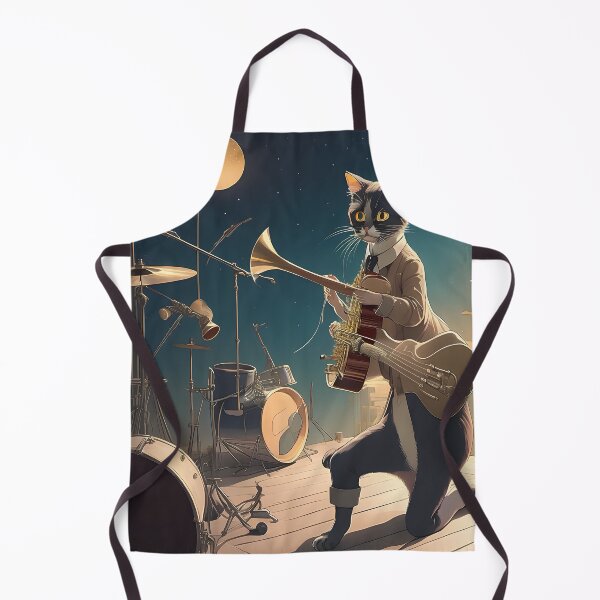 Item preview, Elegant Cat Musician designed and sold by AgataKaja.