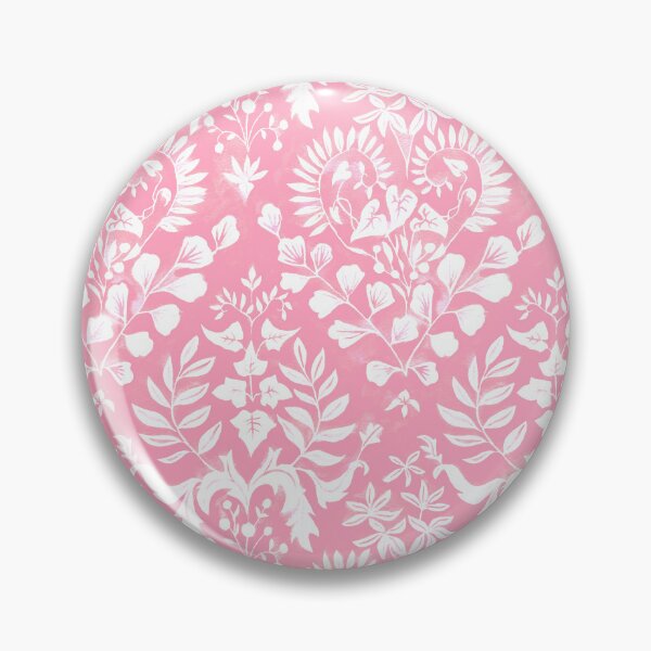 Item preview, Negative Space Botanical Watercolor - Pink Lace designed and sold by TigaTiga.