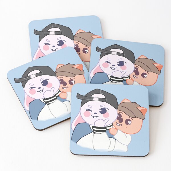 Item preview, STRAY KIDS (SKZOO) Han Quokka and Leebit (Minsung) Selca  designed and sold by LilMissRandom17.