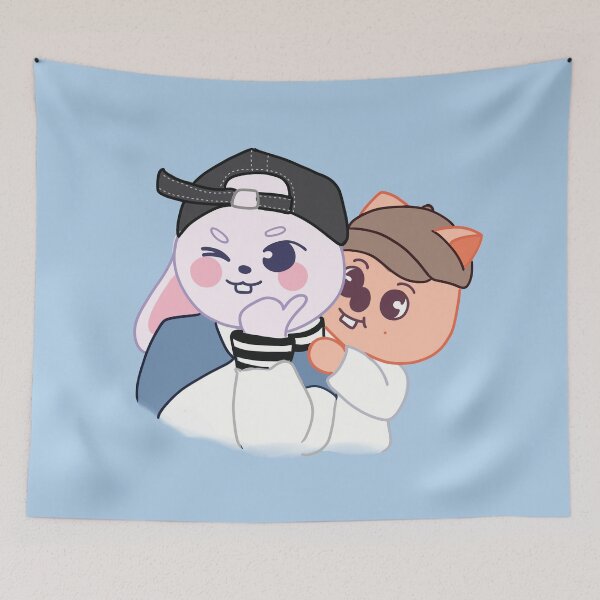 Item preview, STRAY KIDS (SKZOO) Han Quokka and Leebit (Minsung) Selca  designed and sold by LilMissRandom17.