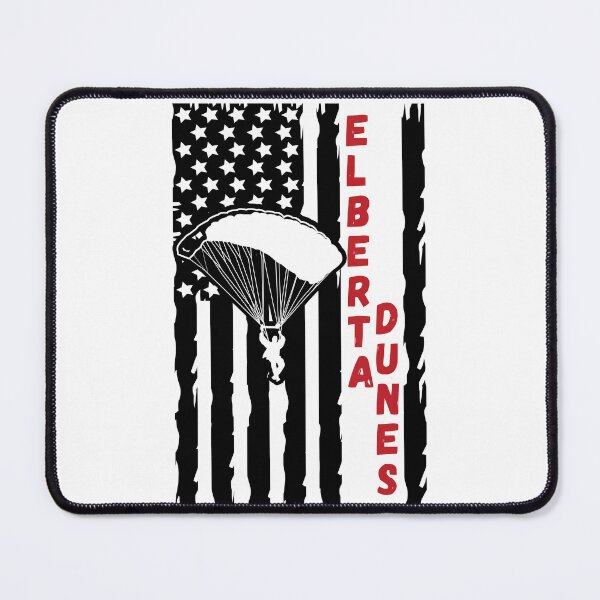 Item preview, Elberta Dunes Michigan USA - Vintage Paragliding Skydiving Parachuting Parasailing Logo designed and sold by Vintage-TM.