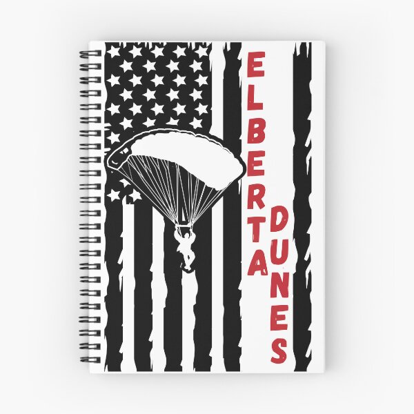 Item preview, Elberta Dunes Michigan USA - Vintage Paragliding Skydiving Parachuting Parasailing Logo designed and sold by Vintage-TM.