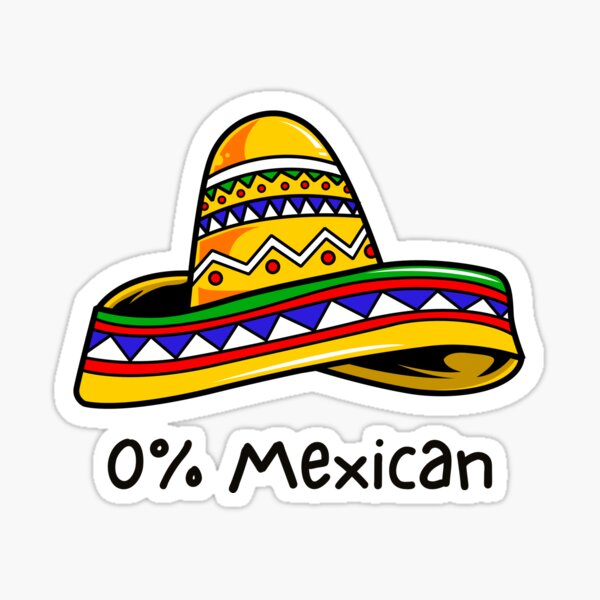 Mexico sombrero sticker - Car decoration from Mexico - Casa Frida