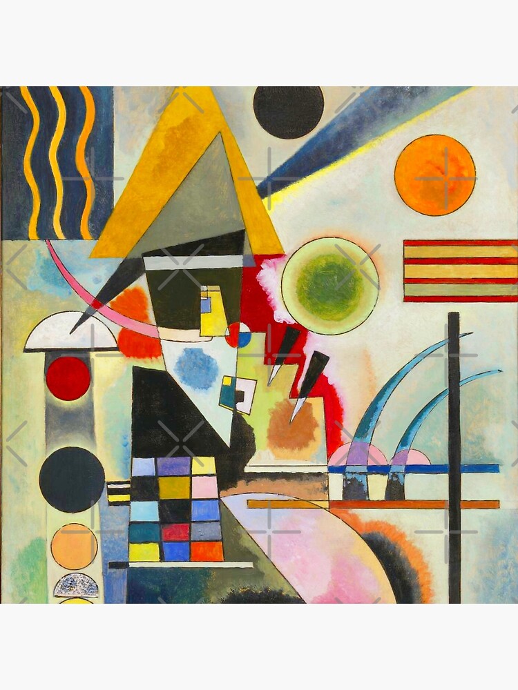 Thumbnail 4 of 4, Pillow, Kandinsky Swinging designed and sold by TeeARTHY.