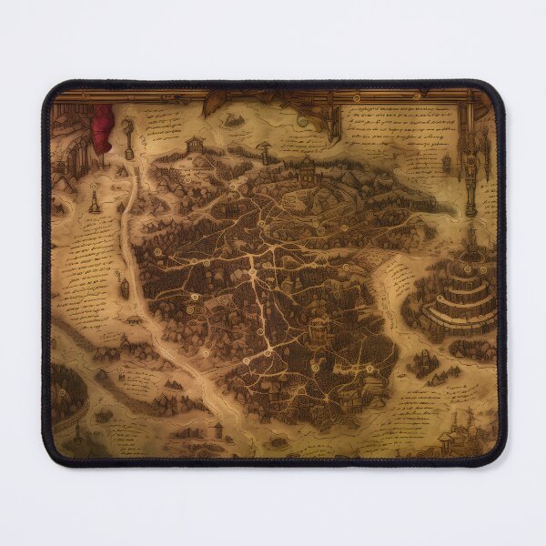 Item preview, The Map of Imagination: A Guide to Medieval Fantasy Realms designed and sold by MonsterMatt87.