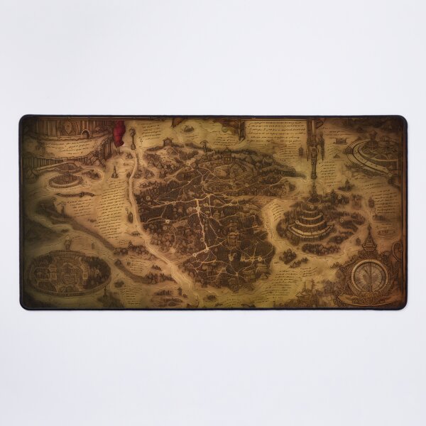 Item preview, The Map of Imagination: A Guide to Medieval Fantasy Realms designed and sold by MonsterMatt87.